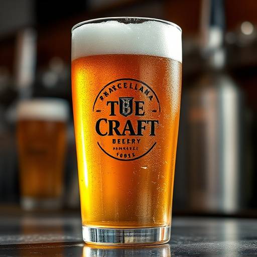 Cerveza Artesanal: Una jarra de cerveza artesanal local de Barcelona.